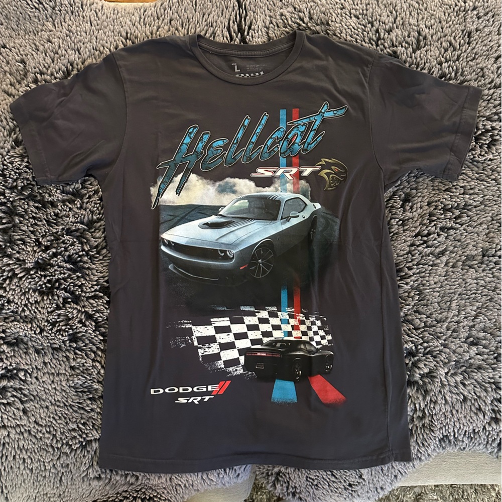 Black Dodge “Hellcat” Graphic T-Shirt